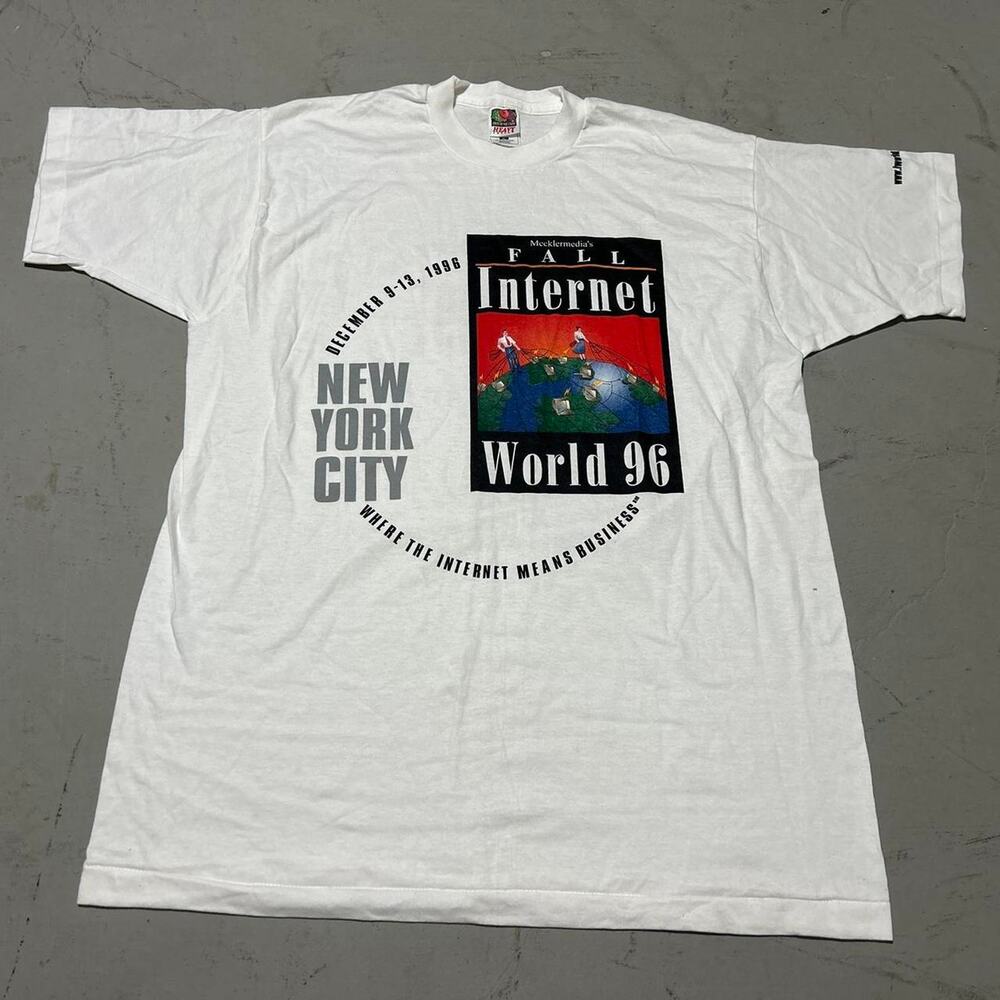 Vintage 1997 Internet World Tour T-Shirt - Men’s XL